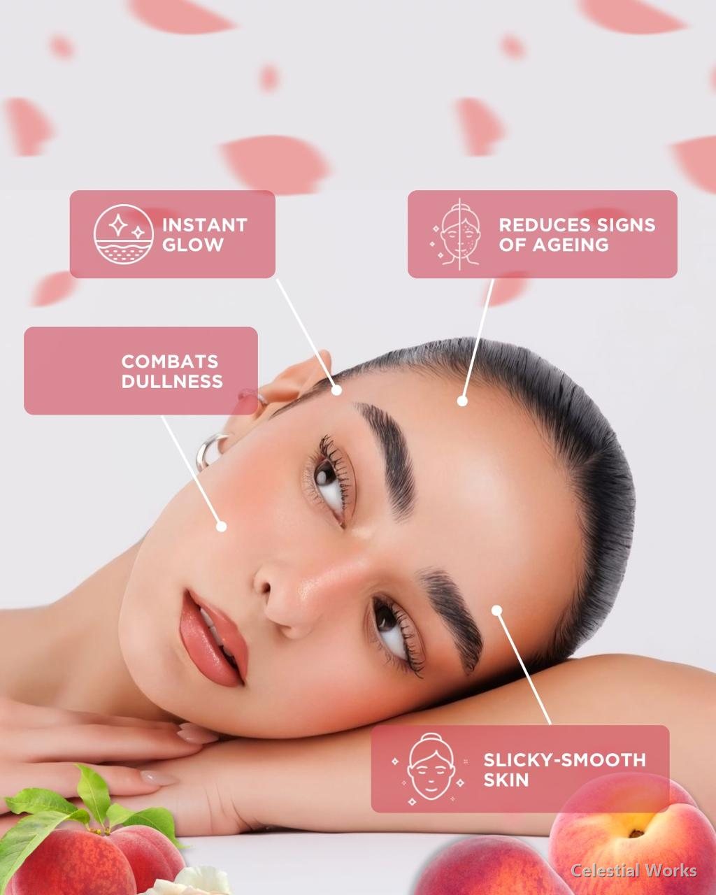 Doxa skincare benefits infographic concept