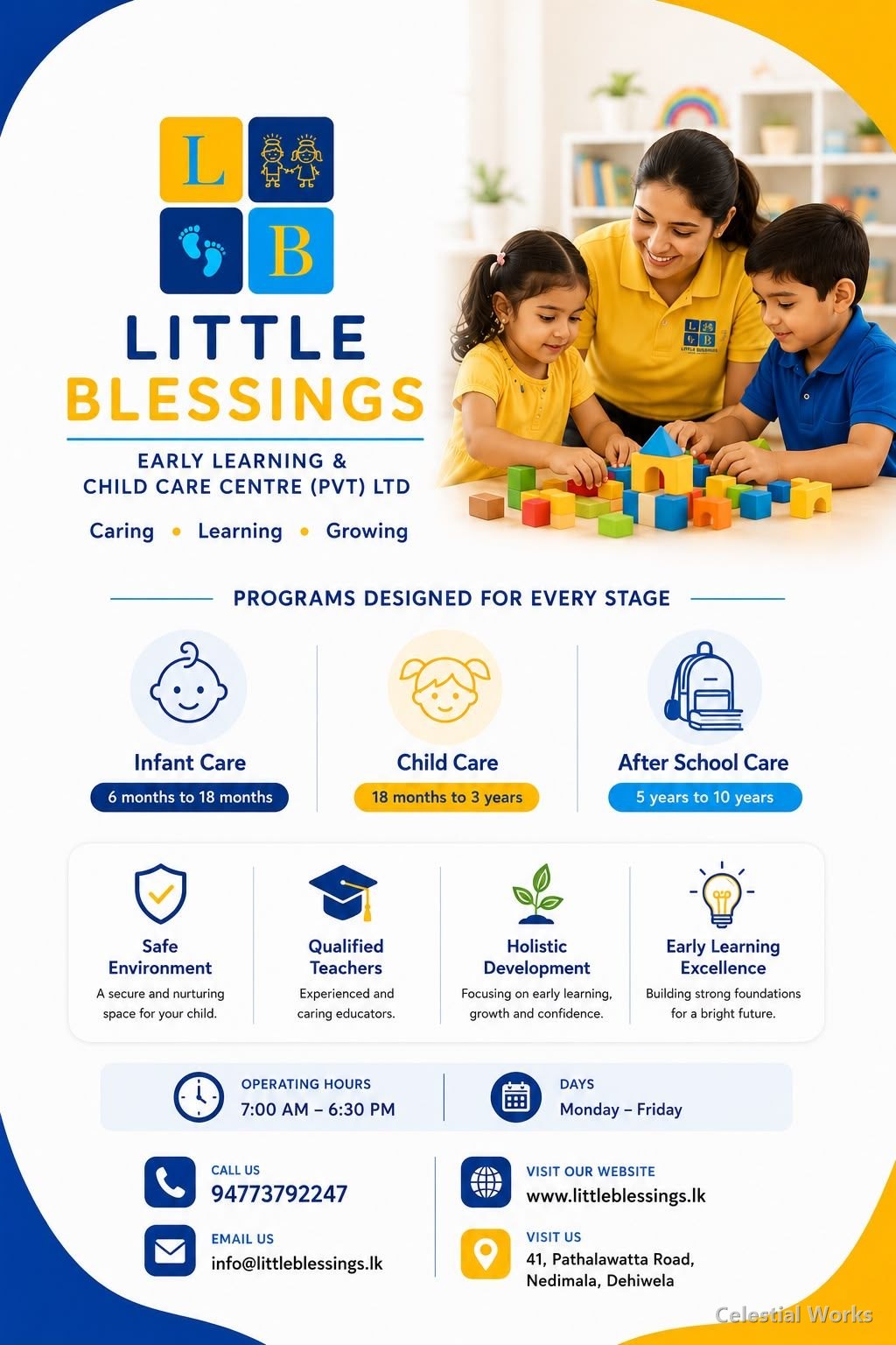 Little Blessings advert
