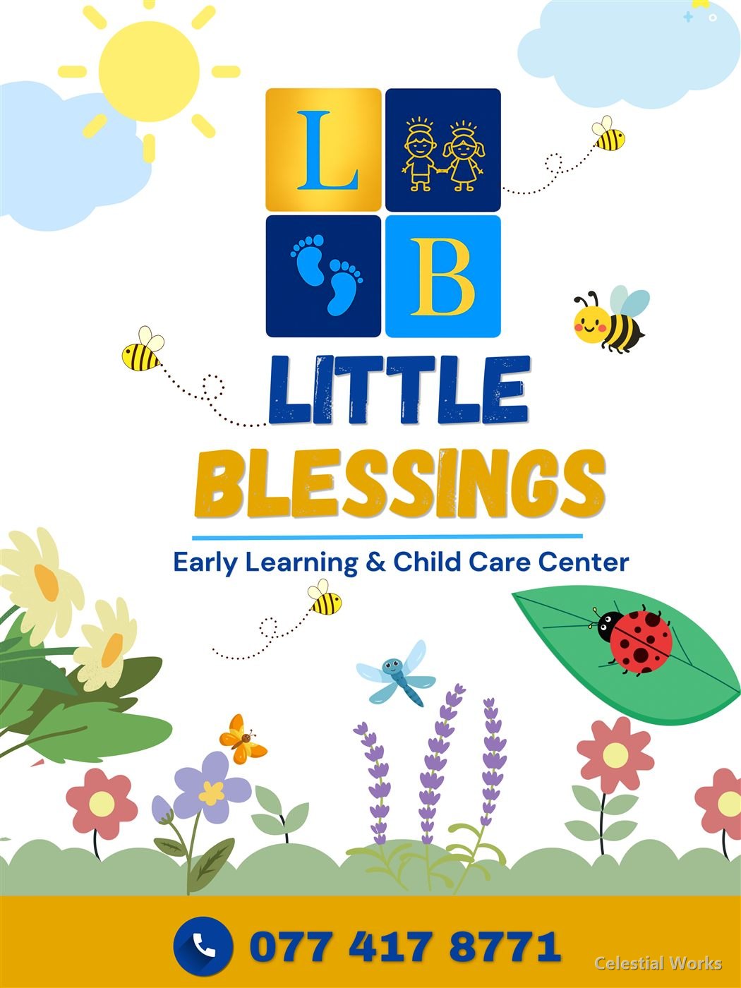 Little Blessings 3 by 4 display board