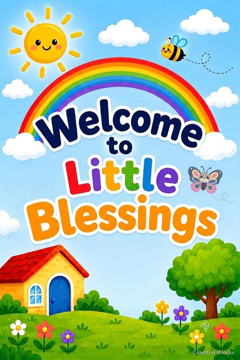 Little Blessings main hall banner
