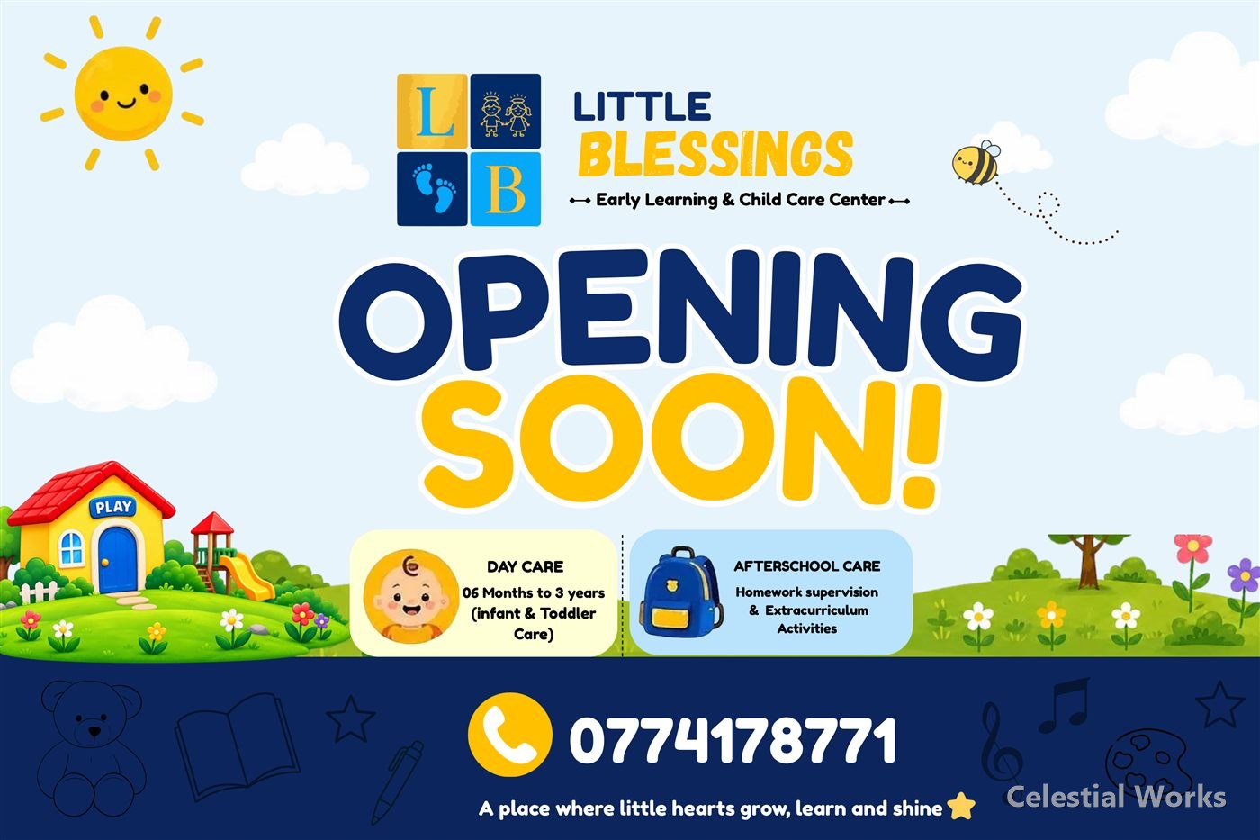 Little Blessings opening soon announcement