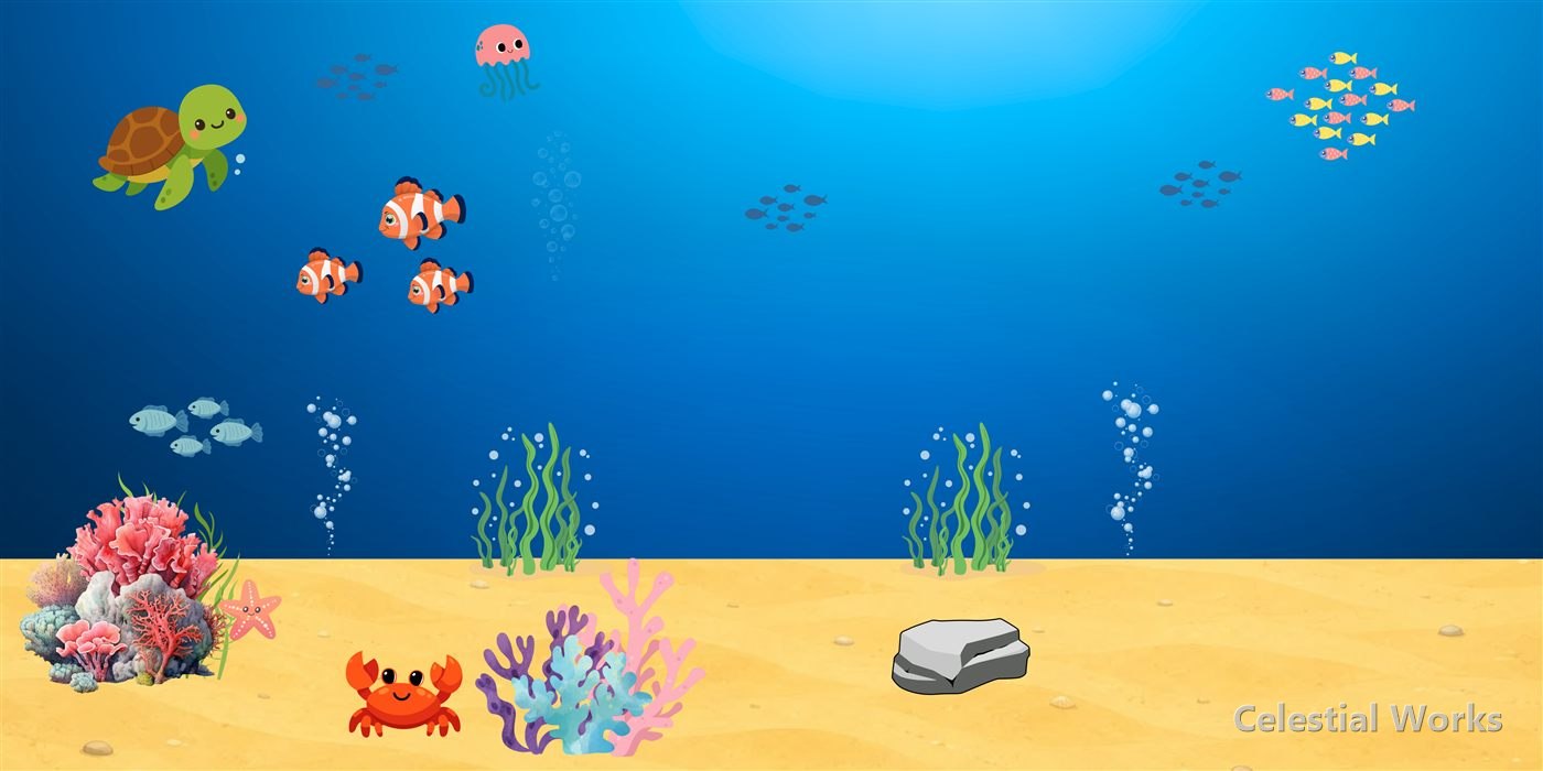 Little Blessings toddler room underwater theme